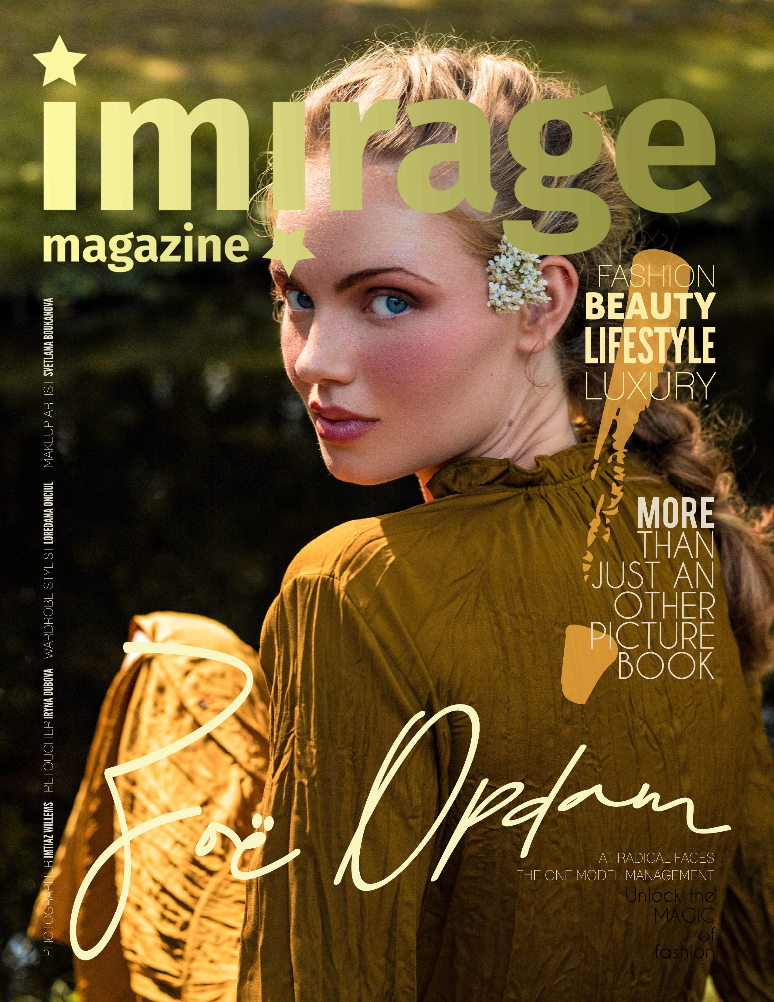 Example of Design for the publication in @imiragemagazine