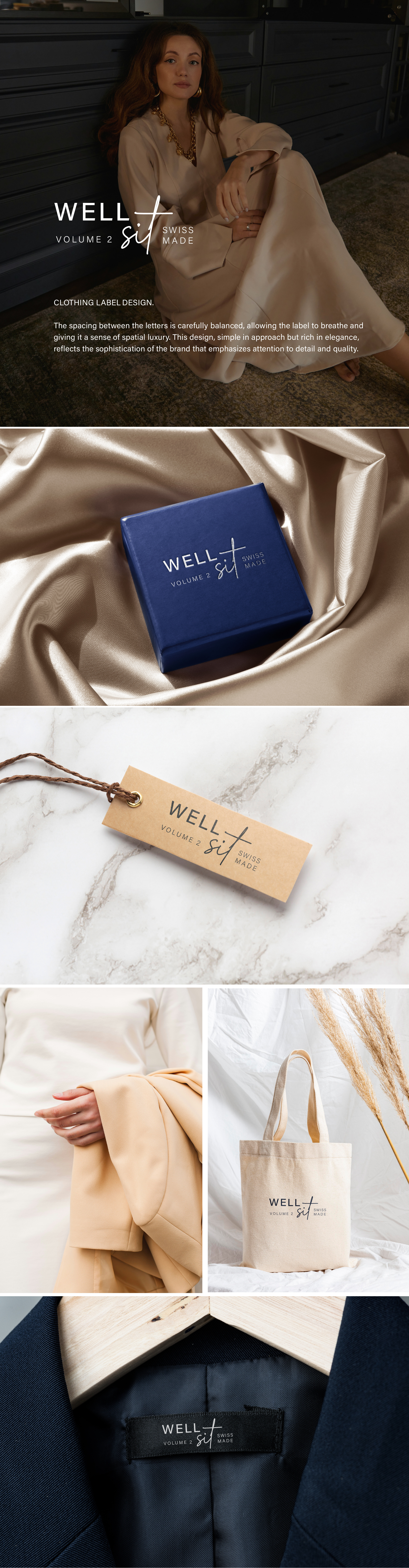 Clothing label design. art branding fashion la graphic design illustration typography vector