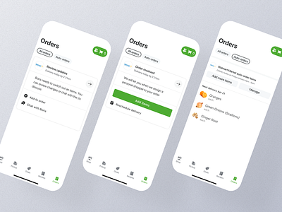 Order Mobile App ui app design mobile order order app order dashboard order design order details order experience order interface order mobile order option order page order screen order setting order ui order view order widget screen ui