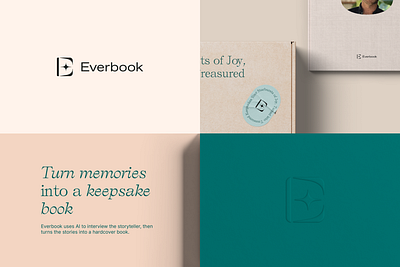 Everbook Brand Identity Deck Preview book burst deck design e elegant everbook graphicdesign identity logodesign logotype minimal modern packaging print star styleguide symbol timeless typography