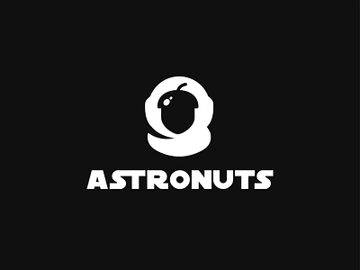 astronuts astraunaut astro branding logo nuts rocket space star