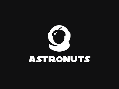 astronuts astraunaut astro branding logo nuts rocket space star