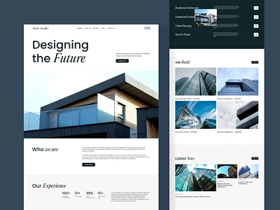 Architecture Modern Homepage Design artitecture website atitrecture homepage best landing page best ui clean ui clean website landing page modern ui modern web ui modern website real estate design real estate web ui real estate website ui design web ui website ui