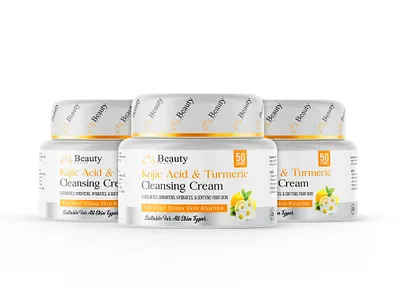 skin care cosmetic product label design 3d amazon image listing branding logo motion graphics ui