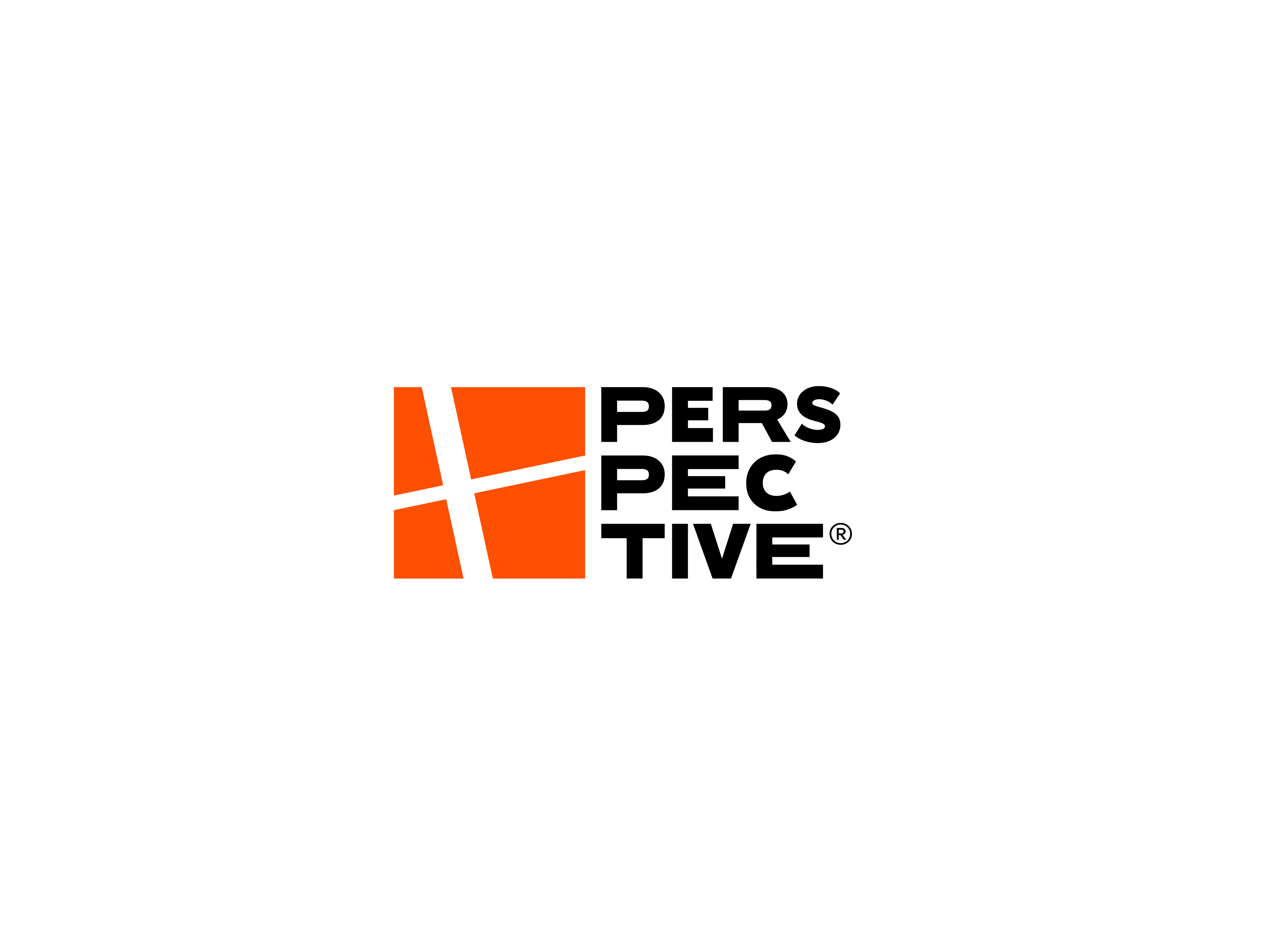 Logo for PropTech "Prespective" brand design branding clean logo identity logo logo design minimalist modern orange branding proptech