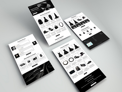 VogueVista: A Chic & Modern Fashion E-commerce Design black white design branding creative design ecommerce elegant style fashion store fashion website landingpage luxury fashion luxuryfashion ui uiux design visual design voguevista website design