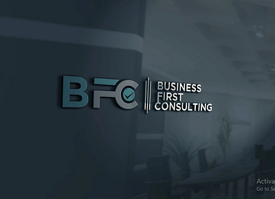 Modern finance marketing consulting business logo