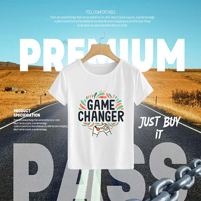 Design a creative T-shirt Poster brand branding creativity design dressing illustrator photoshop post poster premium shirts t shirt wearing