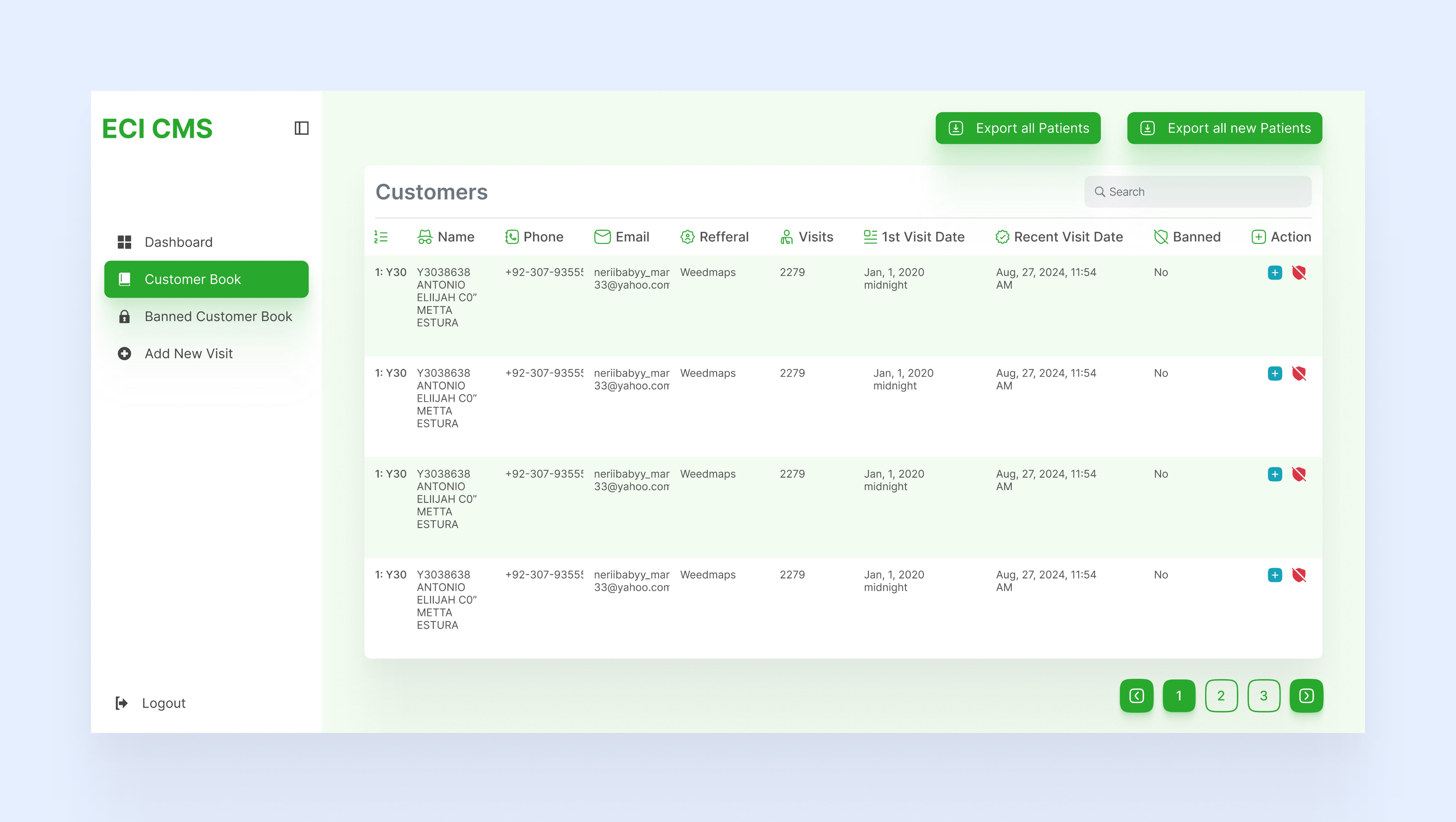 Example of Web App Design