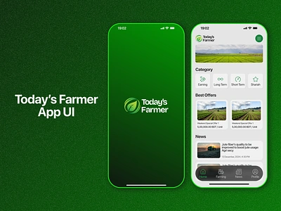 Today's Farmer App UI high fidelity ui uiux ux research visual design