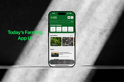 Today's Farmer App UI agriculture app ui farming app ui ui uiux visual design