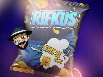 Cheese Chips graphic design