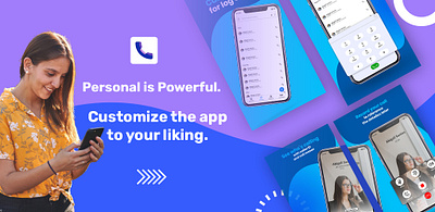 Caller App Design app design application design banner design business logo editing graphic design logo design poster design ui design uiux design visual indent web design
