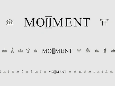 "Monument", museum gifts, mark, 2022 branding mark visual identity