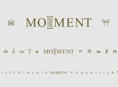 "Monument", museum gifts, mark, 2022 branding mark visual identity