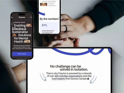 Highlighted mental health startup website design 2024 agency creative design health highlighted mental mobile mobile design modern one tone startup trend trend design ui ui design ux ux design web website