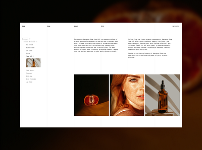 Cosmetics landingpage cosmetics design e commerce ui web design webdesign