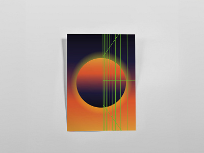 Solar Veil: Abstract Poster Series 3d animation branding colors design gradient graphic design illustration logo motion graphics ui vector