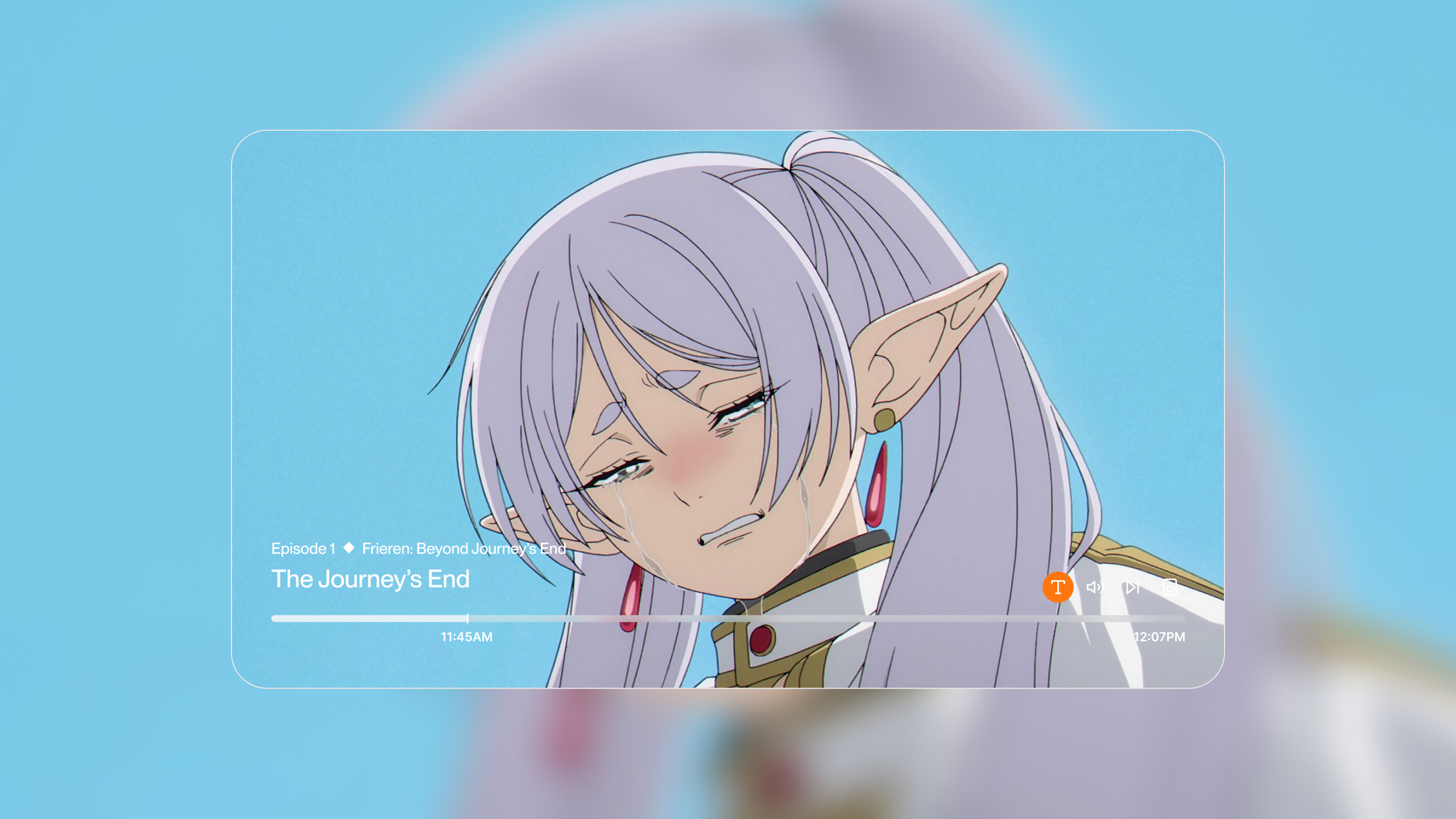 TV Streaming UI | 03 - Crunchyroll anime crunchyroll glassmorphism streaming tv ui ui visual
