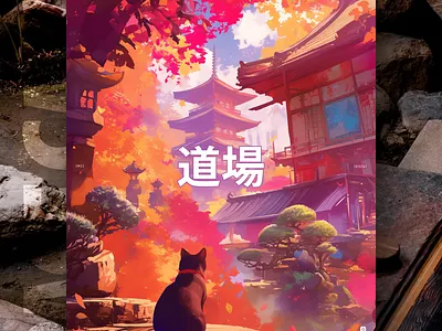 Місце, де шукають шлях 🍁 ai branding cat daliy design illustration poster print