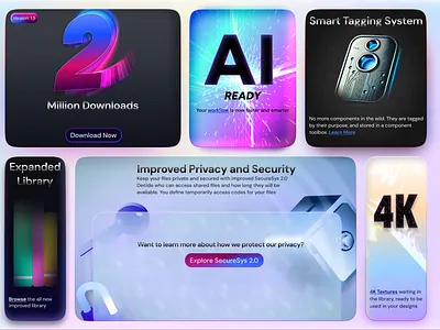 Bento Grid bento bento grid card layout tiles ui design vector web