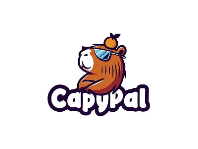 Capypal - Logo Animation 2d logo animation after effects animation custom custom logo animation intro logo logo animation logo reveal mascot mascot logo animation motion motion graphics