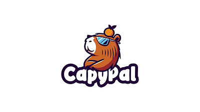 Capypal - Logo Animation 2d logo animation after effects animation custom custom logo animation intro logo logo animation logo reveal mascot mascot logo animation motion motion graphics