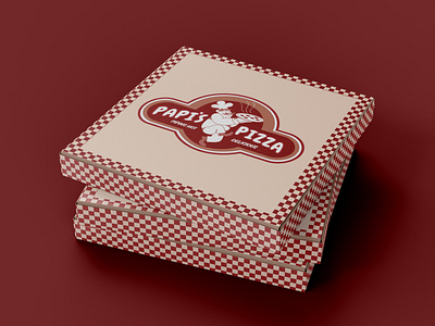 Papi's Pizza logo design 02 brand branding graphic design illustration logo logo design logo designer packaging pizza pizza brand pizza branding typography