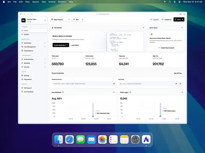 Authx SaaS: User Management Design animation api auth b2b dashboard design graphic design motion graphics saas ui uidesign user management ux uxdesign uxerflow web web app web design website