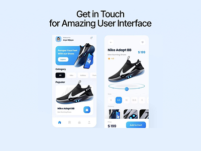 Nike Redesign - Mobile UI ui