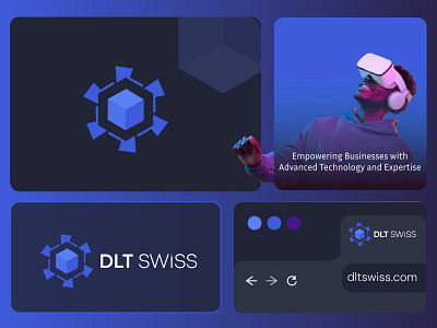 DLT SWISS Blockchain Logo Design b2bb2b2c infrastructure block chain logo design blockchain blockchain agency logo blockchain company blockchain company logo design blockchain firm blockchain logo blockchain venture firm branding coding logo graphic design innovative digital solutions international blockchain logo web 3 logo web logo website logo