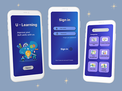 U - Learning App learning app ui uxui