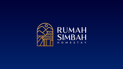 Rumah Simbah Homestay Logo Design branding homestay hotel logo luxury logo single line