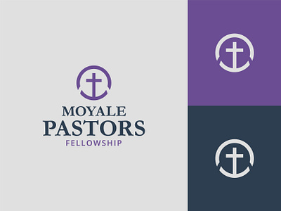 Moyale Pastors Fellowship — Brand Identity africa branding brand identity branding christian community church logo community branding community design kenya cross symbol faith based design kenya logo design kenyan designer logo design michael ndungu creative minimalist design purple palette religious branding typography design