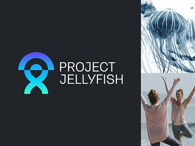 Project Jellyfish Logo branding health human identity jellyfish logo mark minimal symbol visualdesign