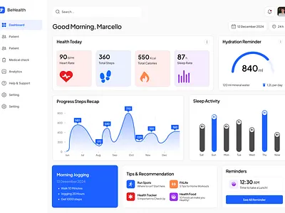 Behealth Dashboard Web dashboard health web web dashboard