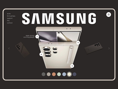 SAMSUNG ADD SCREEN design ui uidesign web webdesign