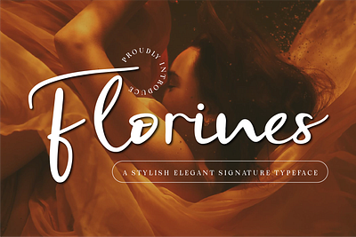 Florines - Elegant Script Typeface authentic branding design elegant font graphic design handwritten script typeface typog typography