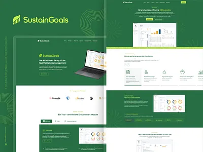 SustainGoals | Webdesign brandidentity branding design layout webdesign website