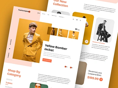 FashionSphere: A Modern E-commerce Experience branding clothes graphic design ui webdesign