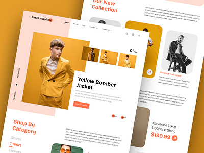 FashionSphere: A Modern E-commerce Experience branding clothes graphic design ui webdesign