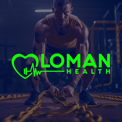 Loman Health Identity brand designer brand identity branding fitness fitness logo fitness motivation gym gym logo gym motivation identity logo designer logo identity logo maker logos online course visual identity