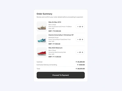 Design Every Day #9 Cart- Checkout Flow branding cart checkout checkoutflow clean creative creditcard design designer details ecommerce flow logo minimal payment popup shoe ui ui design woocommerce