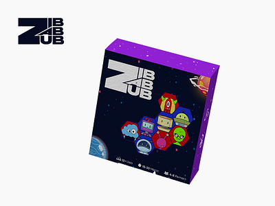 ZIBZABZUB: Boardgame boardgame branding packaging