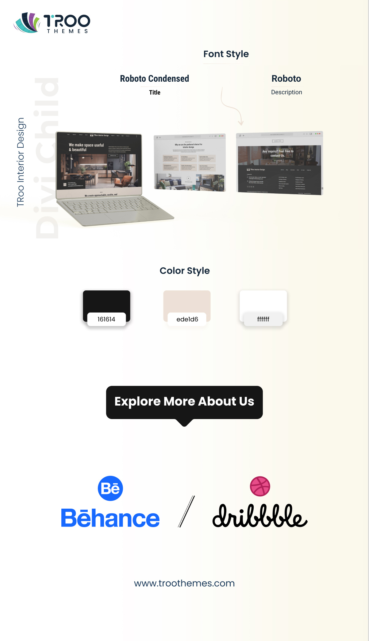 Interior Design - Divi Child Theme ideas ui ux website