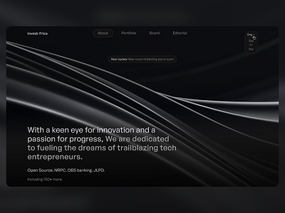 Invest- frica landing page branding crypto cryptocurrency entrepreneurs finance fintech forex innovation invest investment landing landing page logo start up tech trading uxui web web design web ui