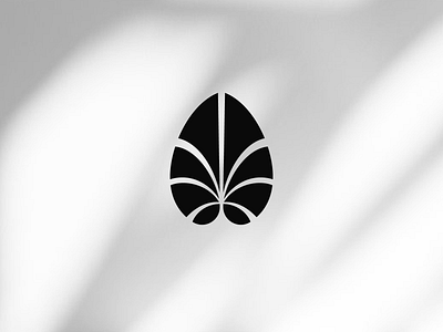 BlackLeaf black icoon leaf leaves logo nature plant shape simple