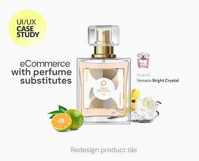 Redesign product tile for e-commerce Paryskie.pl convertion design ecommerce flat design perfume promotion redesign sell ui uidesign user uxdesign