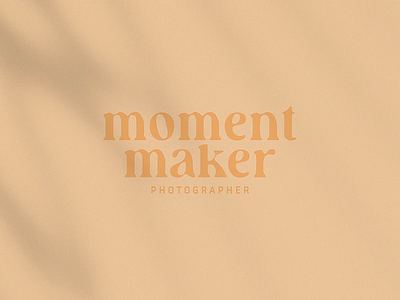 Moment Maker📸- Logo Design art branding camera catalogue design exhibition gallery image images logo personal photo photo service photographer photography photos pictures portfolio unsplash video