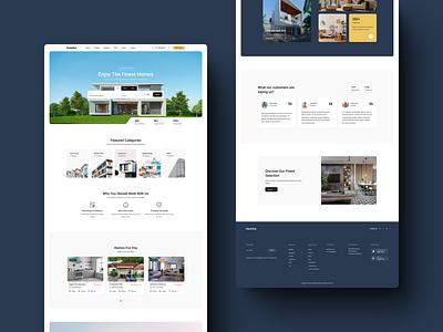 HavenKey - Real estate Website Design animation branding real estate ui